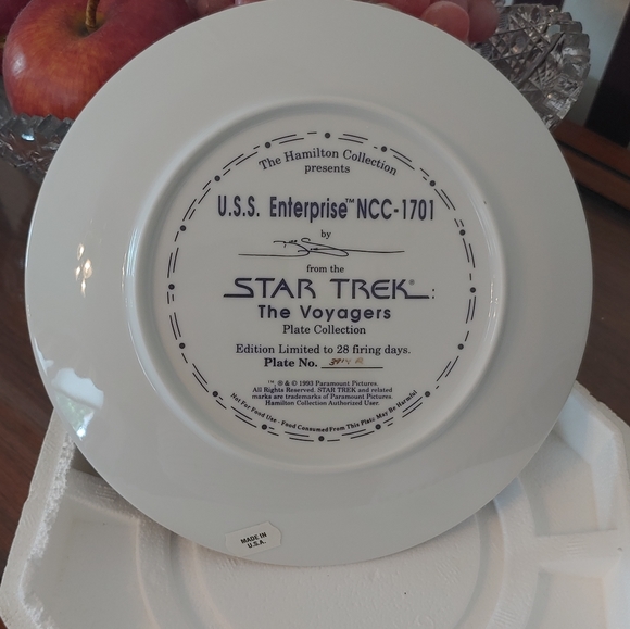 ⭕SOLD⭕Star Trek Plate - Picture 5 of 11